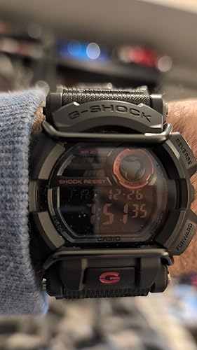 Amazon.co.jp: Casio G-Shock GD400-1CR Classic Digital Black/Red